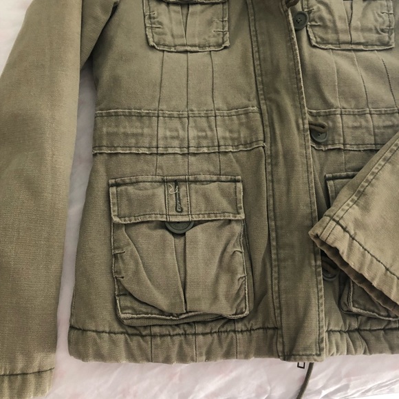Abercrombie & Fitch Army Green Jacket - Picture 4 of 6